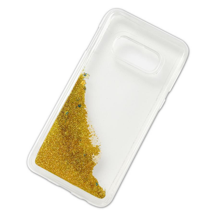 Boom of Sweden - Glitter Skal till Samsung Galaxy S10 Plus - Guld