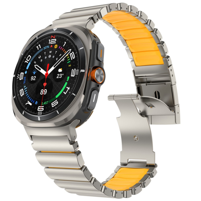 A-One Brand - Galaxy Watch 8 (40mm/44mm) 8 Classic (46mm) Armband Titanium