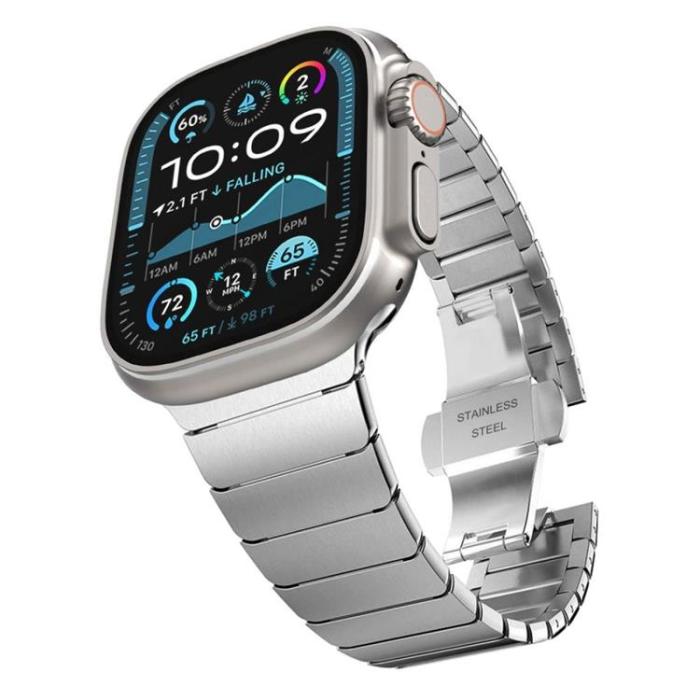 Tech-Protect - Tech-Protect Apple Watch (44/45/46/49mm) Armband Link - Svart