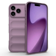 Amorus - AMORUS iPhone 17 Pro Mobilskal Shockproof TPU Rugged - Ljuslila