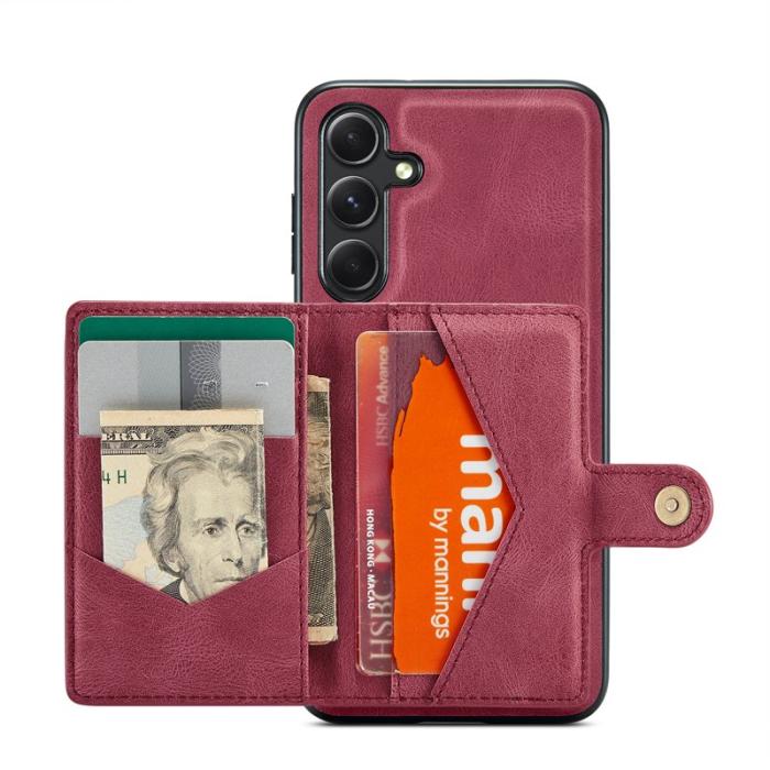 JEEHOOD - JEEHOOD Samsung Galaxy S23 FE Fodral Retro TPU - Röd