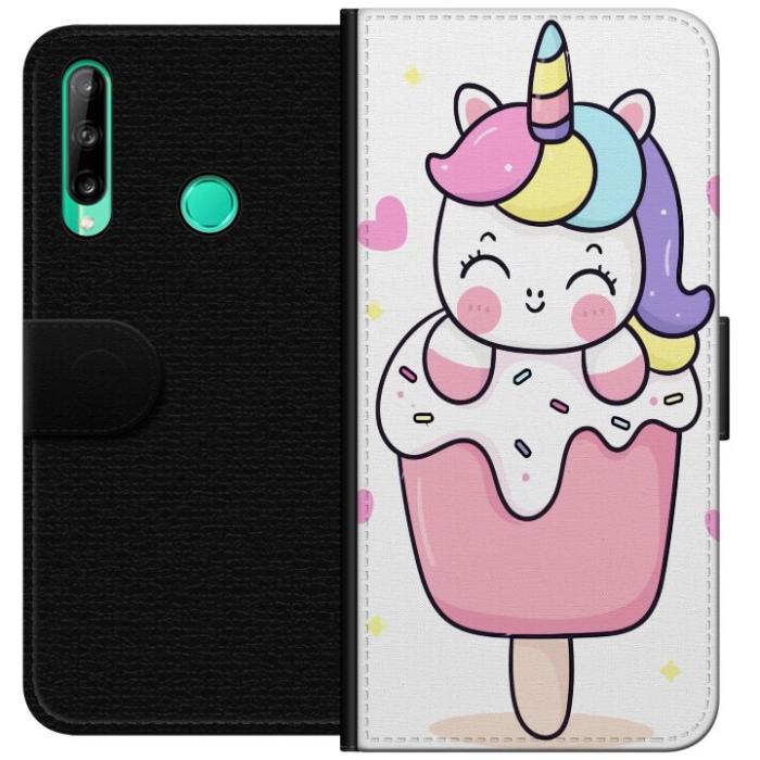 iSecrets - Plånboksfodral till Huawei P40 lite E med Glad enhörning