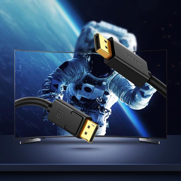 Ugreen - Ugreen DisplayPort Till DisplayPort Kabel 3m - Svart