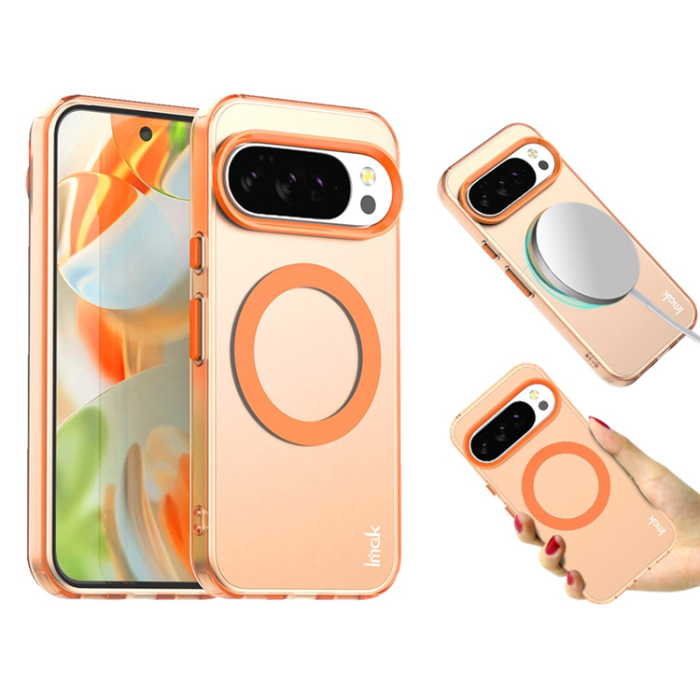 Imak - IMAK Google Pixel 10/10 Pro Mobilskal Magsafe Candy - Orange