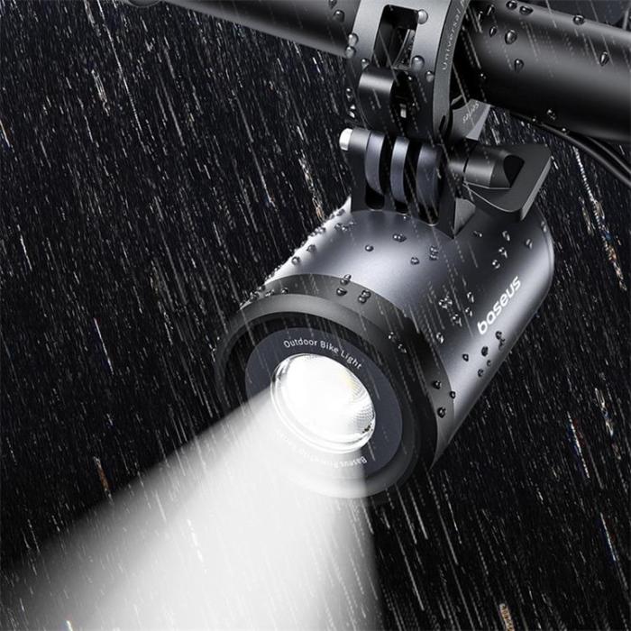 BASEUS - Baseus Universal IP68 LED-Mobilhållare med 2-i-1-lampa 3000mAh PrimeTrip - Grå