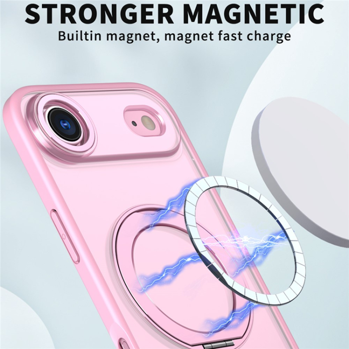 A-One Brand - iPhone Air Mobilskal MagSafe TPU + Acrylic Kickstand - Rosa