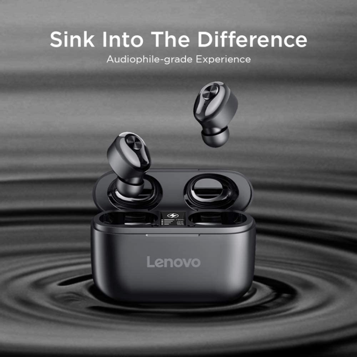 Lenovo - Lenovo HT18 TWS In-Ear Hörlurar Trådlösa - Svart