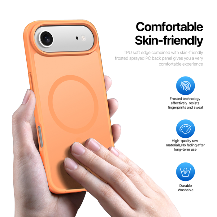 Dux Ducis - Dux Ducis iPhone 17 Air Mobilskal MagSafe Yind - Orange