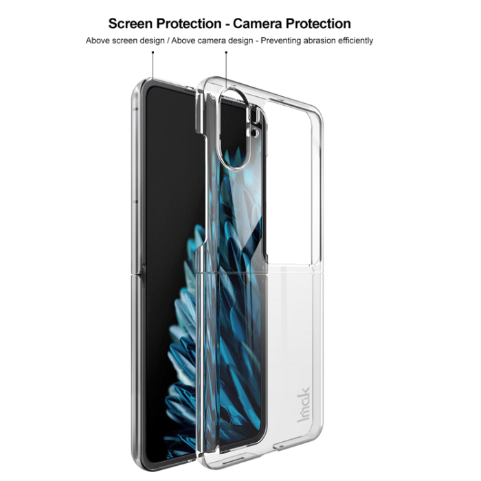 Imak - IMAK Oppo Find N2 Flip 5G Mobilskal Air II Pro Anti-Scratch - Clear