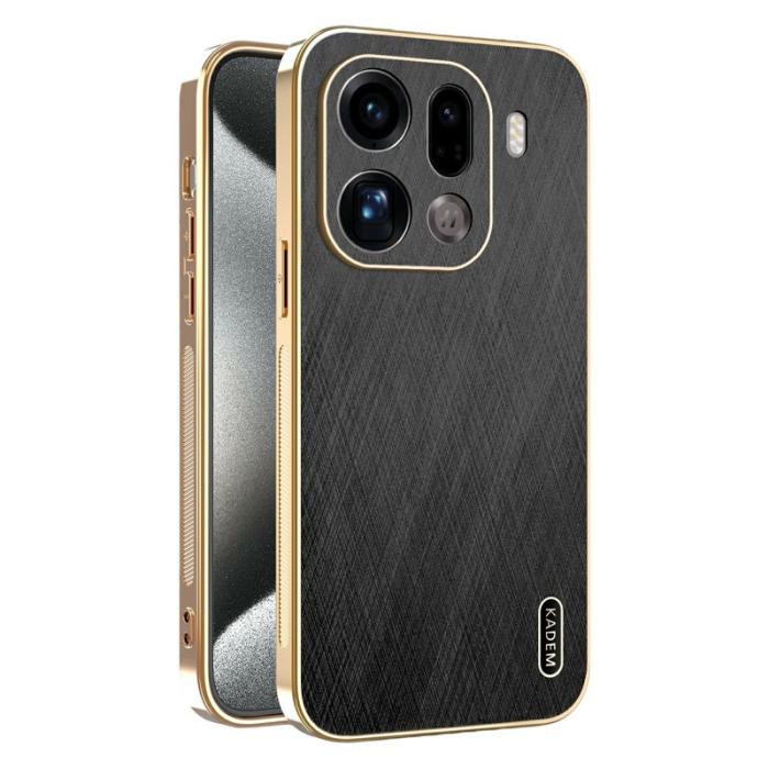 KADEM - KADEM Mobilskal till Oppo Find X9 Pro 5G PU Läder - Svart