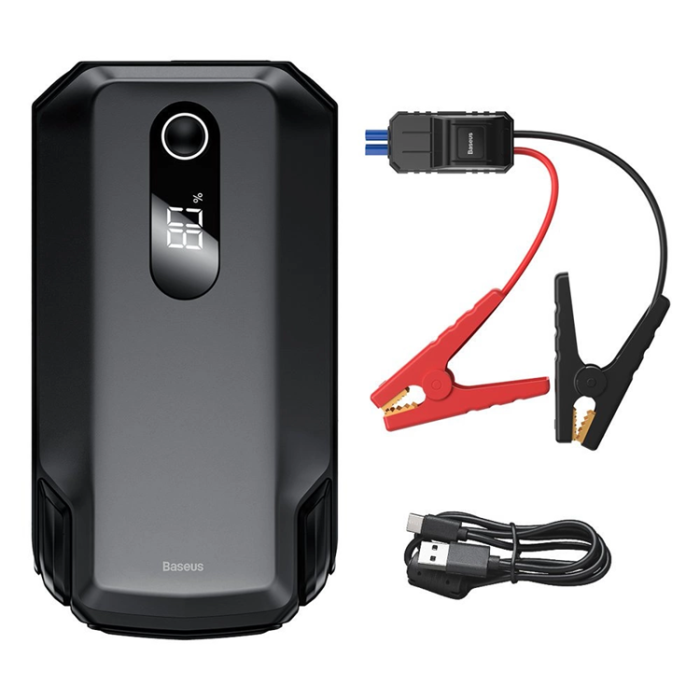BASEUS - Baseus Starthjälp Powerbank 20000 mAh Med Crocodile Clips