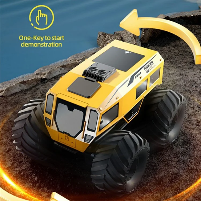 OEM - Fjärrkontroll för Crawler Bil Leksaksfordon Dubbla Batteri - Svart