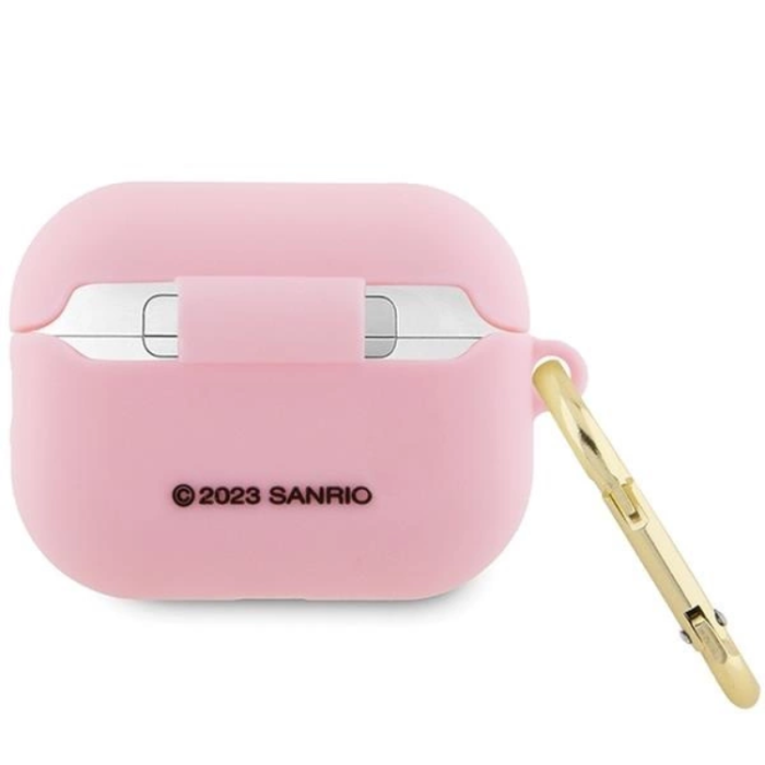 Hello Kitty - Hello Kitty AirPods Pro 2 (2022/2023) Skal Silikon 3D Kitty Head - Rosa