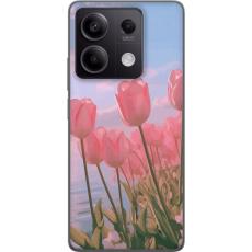 iSecrets - Mobilskal till Xiaomi Redmi Note 13 med Rosa Tulpaner