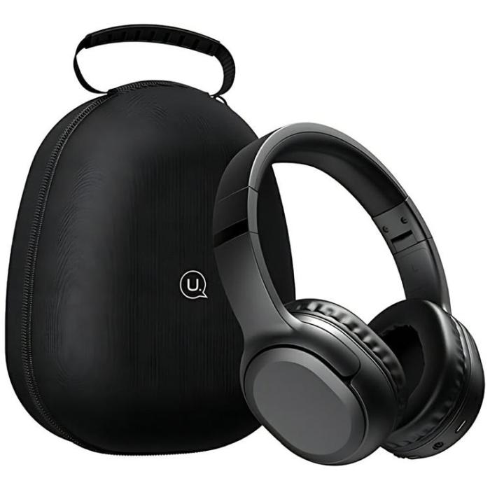USAMS - USAMS On-Ear Hörlursfodral ZB292SNB01 - Svart