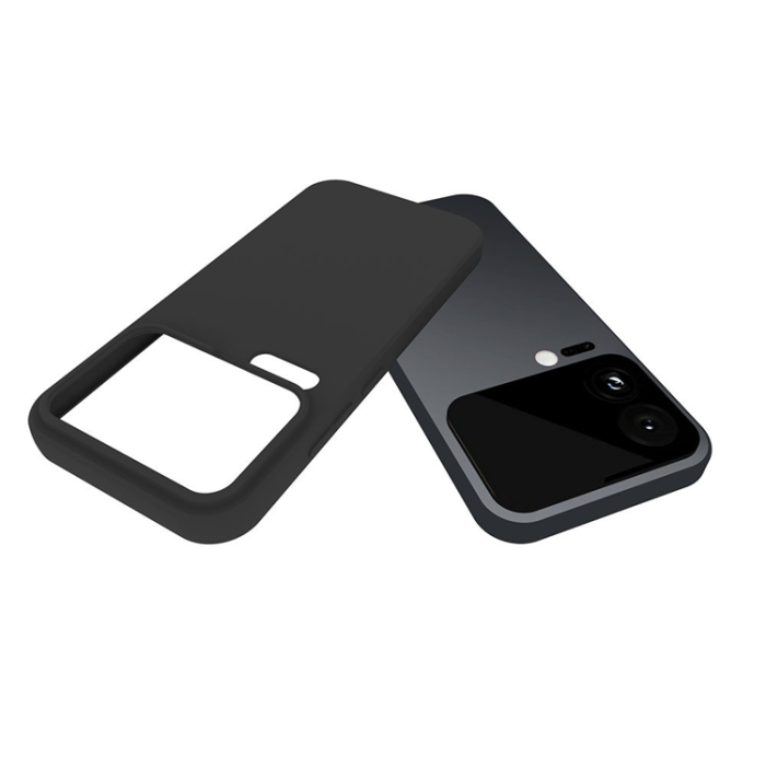 A-One Brand - Xiaomi 17 Mobilskal Soft Matte Finish TPU - Svart