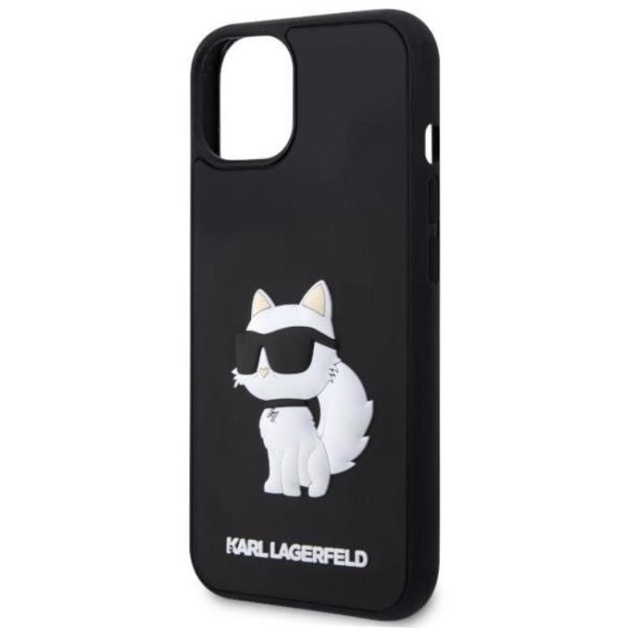 KARL LAGERFELD - Karl Lagerfeld iPhone 14 Mobilskal Rubber Choupette 3D