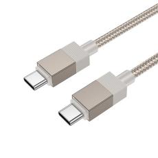 Hoco - Hoco USB-C - USB-C 60W 3A Kabel 1m X110 - Guld
