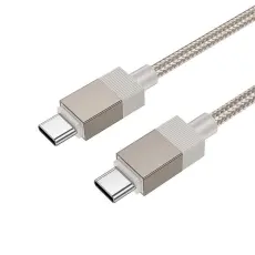 Hoco - Hoco USB-C - USB-C 60W 3A Kabel 1m X110 - Guld
