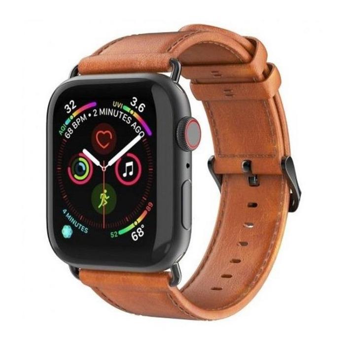 Dux Ducis - Dux Ducis Apple Watch 44/45/46/49mm Armband Äkta Läder