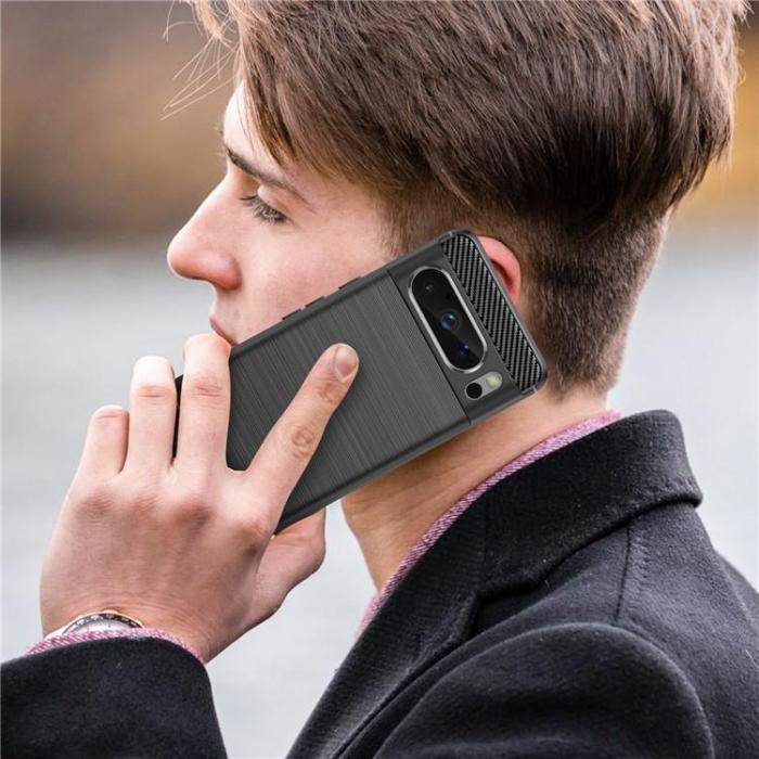 OEM - Google Pixel 8 Mobilskal Carbon Fiber - Svart