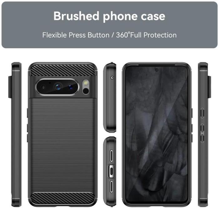 OEM - Google Pixel 8 Mobilskal Carbon Fiber - Svart