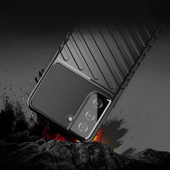 OEM - Galaxy S23 Skal Thunder Armor Silicone - Blå