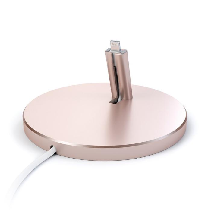 UTGATT1 - Satechi Aluminum Mobile Lightning Dock - Roséguld