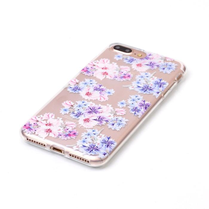 OEM - TPU Mobilskal till iPhone 7 Plus - Blommotiv