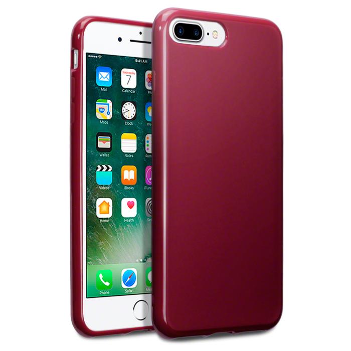 OEM - Gel Mobilskal till iPhone 7 Plus - Röd