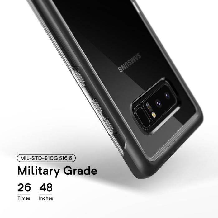 Caseology - Caseology Skyfall Skal till Samsung Galaxy Note 8 - Svart