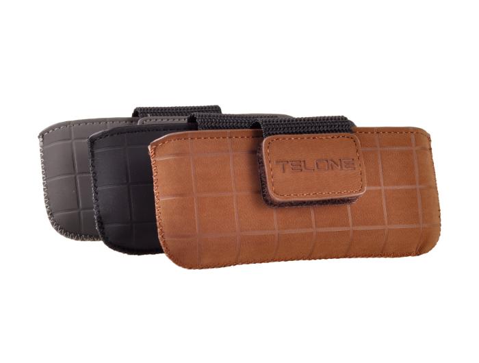 UTGATT4 - Telone läderpouch med bältfäste - Svart (XL)