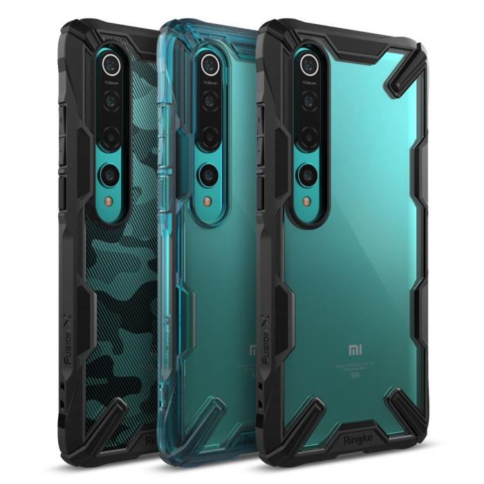 UTGATT5 - RINGKE Fusion X mobilskal Xiaomi Mi 10/Mi 10 Pro Grön