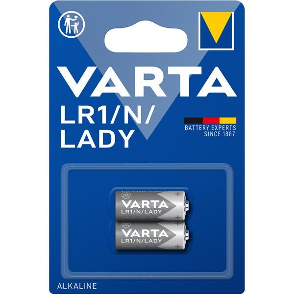 VARTA LR1 / N / LADY 1.5V Alkaliskt batteri 2-pack | 264 | AlltMobil
