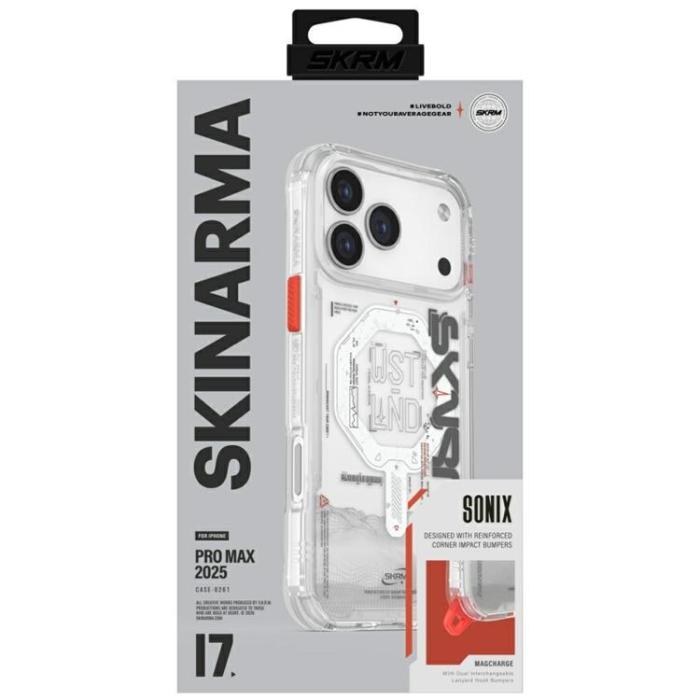 Skinarma - Skinarma iPhone 17 Pro Max Mobilskal MagSafe Sonix - Transparent