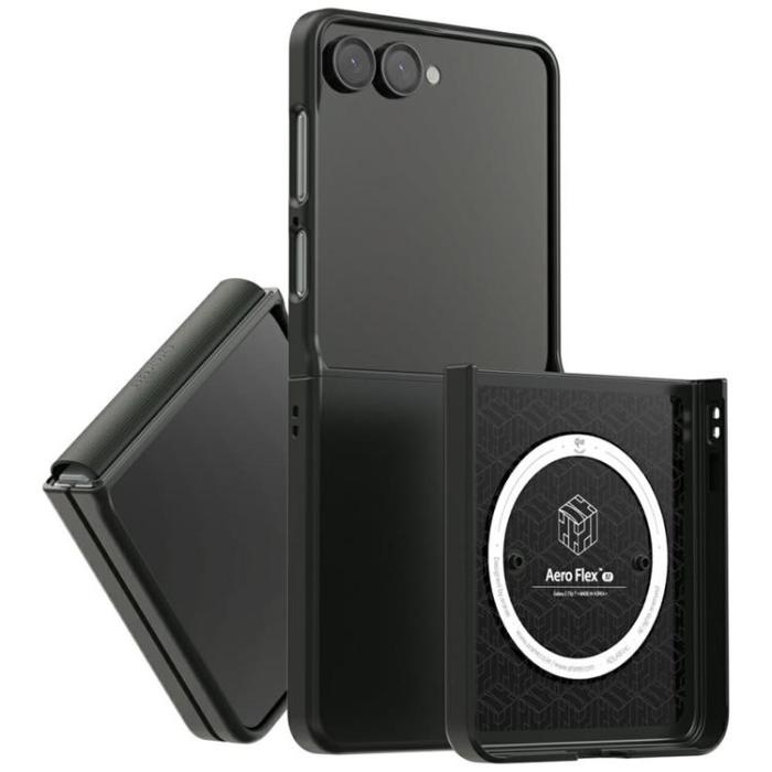 Araree - Araree Galaxy Z Flip 7 Mobilskal MagSafe Qi2 Aero Flex M - Svart