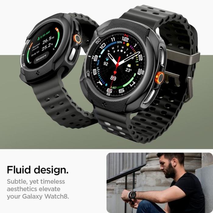 Spigen - Spigen Galaxy Watch 8 Classic (46mm) Skal Liquid Air - Svart
