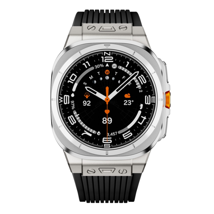 A-One Brand - Galaxy Watch Ultra 47mm Armband Titanium Connector - Svart