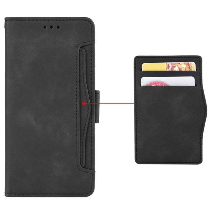 OEM - Asus Zenfone 9 Plånboksfodral PU Läder - Svart