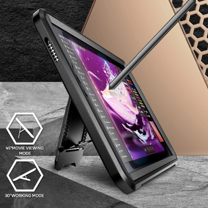 SupCase - SupCase Galaxy Tab A11 (X133/X135) Skal Unicorn Beetle Pro - Svart