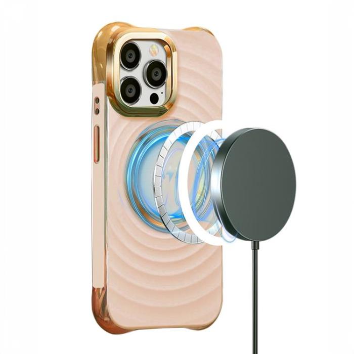 OEM - iPhone 13 Pro Max Mobilskal Magsafe Circle Glam - Rosa