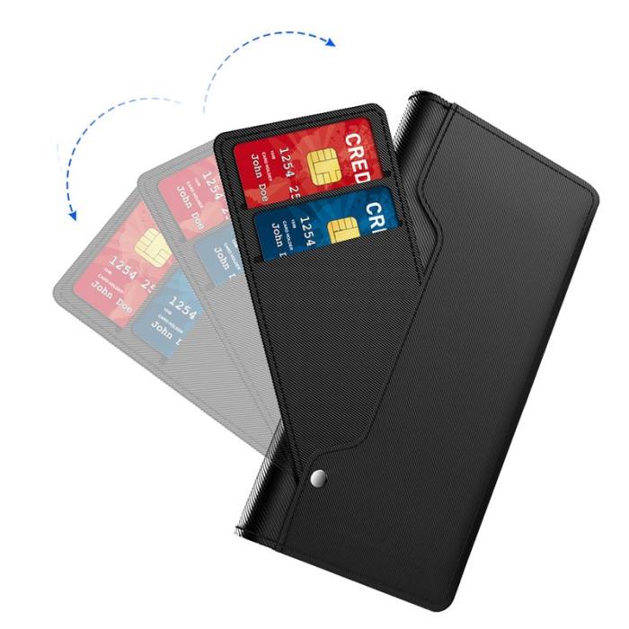 OEM - Mobilskal till Samsung Galaxy A37 PU+TPU Magnetisk Flip - Svart