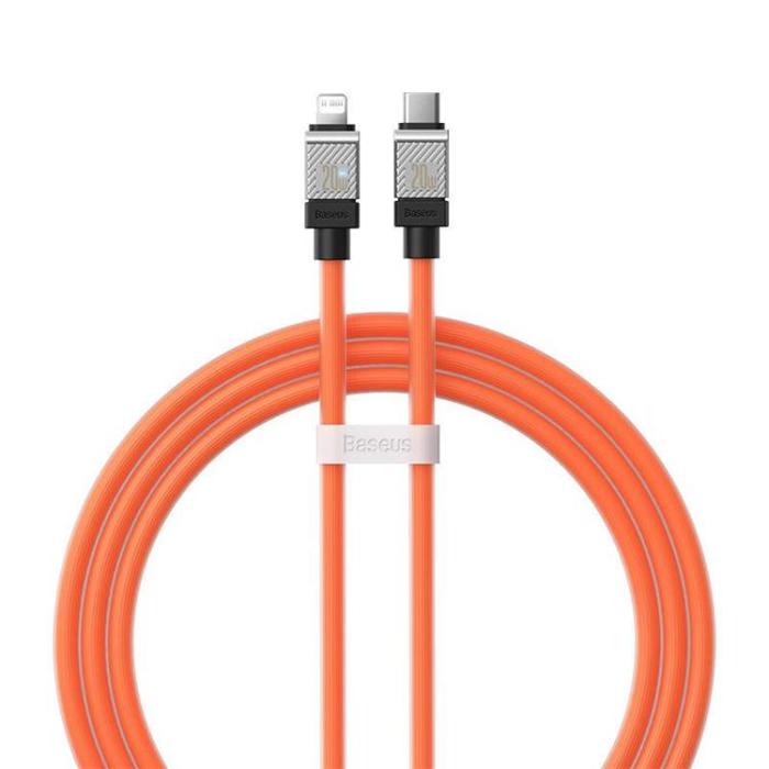 BASEUS - Baseus USB-C till Lightning kabel 2m CoolPlay - Orange