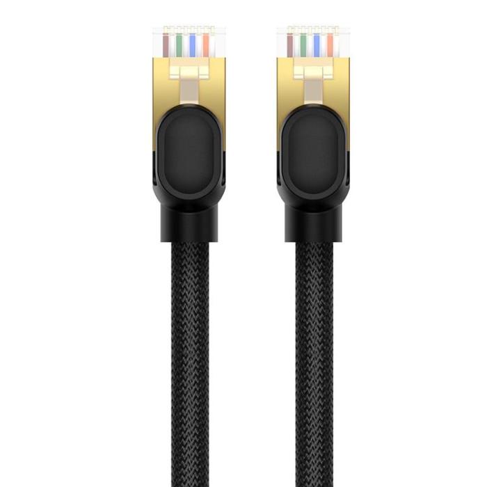 BASEUS - Baseus Nätverkskabel CAT8 40Gb/s 1m - Svart