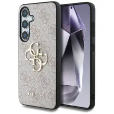 Guess - Guess Galaxy S25 Mobilskal Big 4G Logo Classic - Rosa