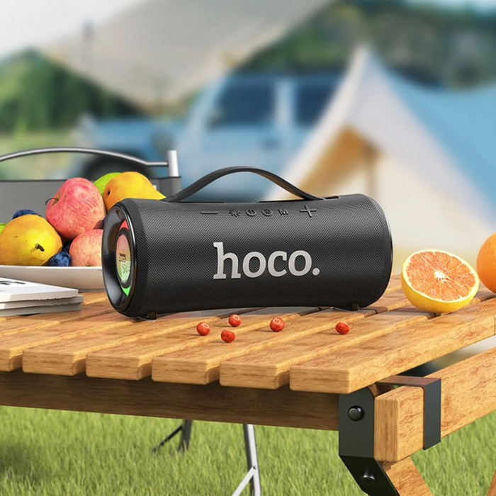 Hoco - Hoco Högtalare Bluetooth LED 2 x 20W 4h HA10 - Svart