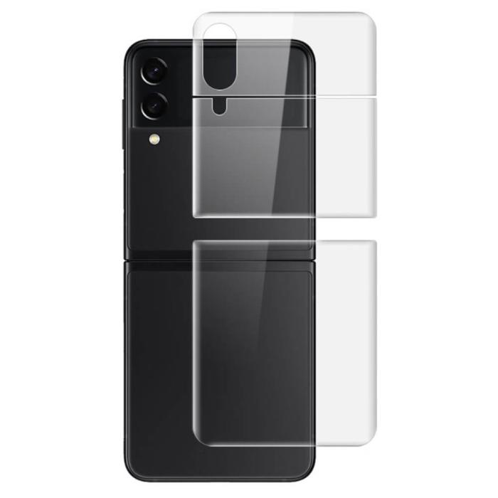 OEM - Samsung Galaxy Z Flip 3 Skärmskydd Plastfilm (Front + Back)