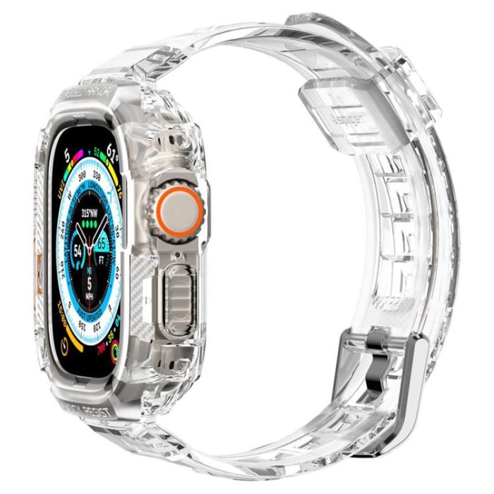 UTGATT - Spigen Apple Watch Ultra (49mm) Armband Rugged Armor Pro - Crystal Clear