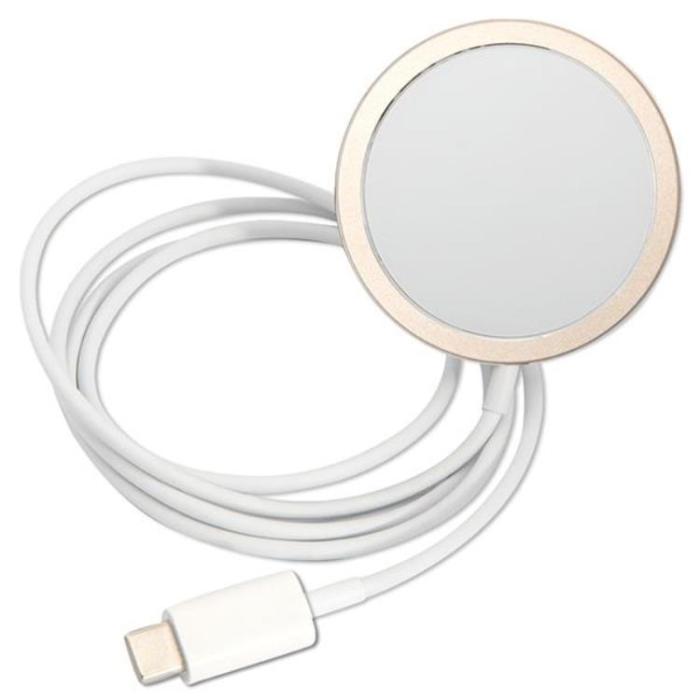 Guess - Guess iPhone 11 Magsafe Skal Print + Trådlös Laddare - Brun