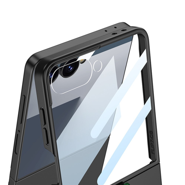 GKK - GKK Galaxy Z Flip 7 Mobilskal Ringhållare med Handledsrem